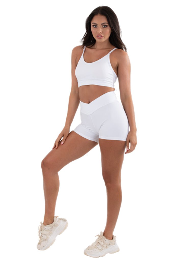 White Couture Sports Bra - Hawt_ClothingWhite Couture Sports BraHawt_Clothing