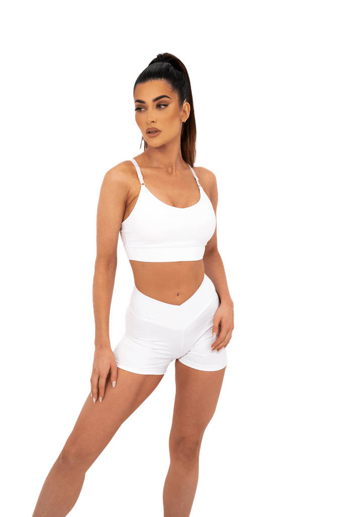 White Couture Sports Bra - Hawt_ClothingWhite Couture Sports BraHawt_Clothing